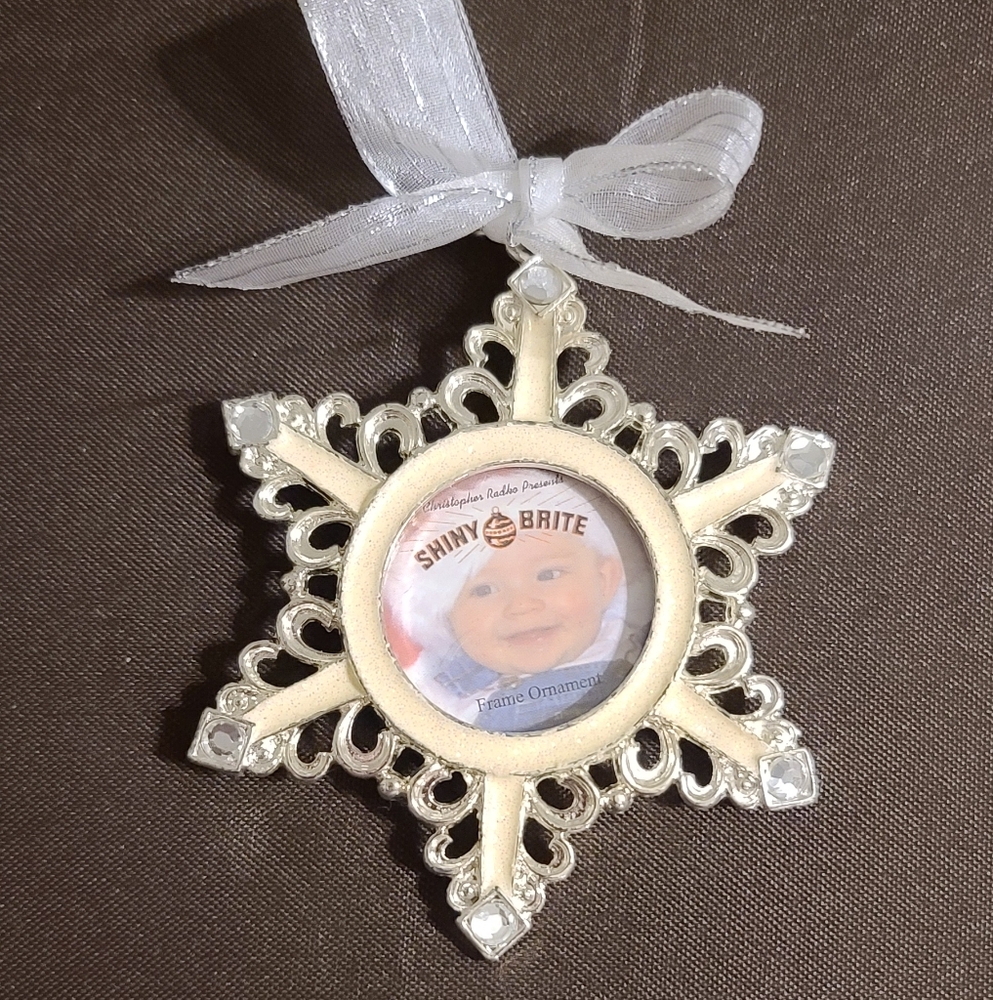 Shiny Brite Photo Ornament. New. No box.